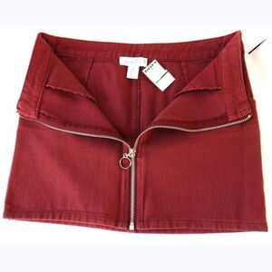 White Fawn cinnamon mini-skirt NWT